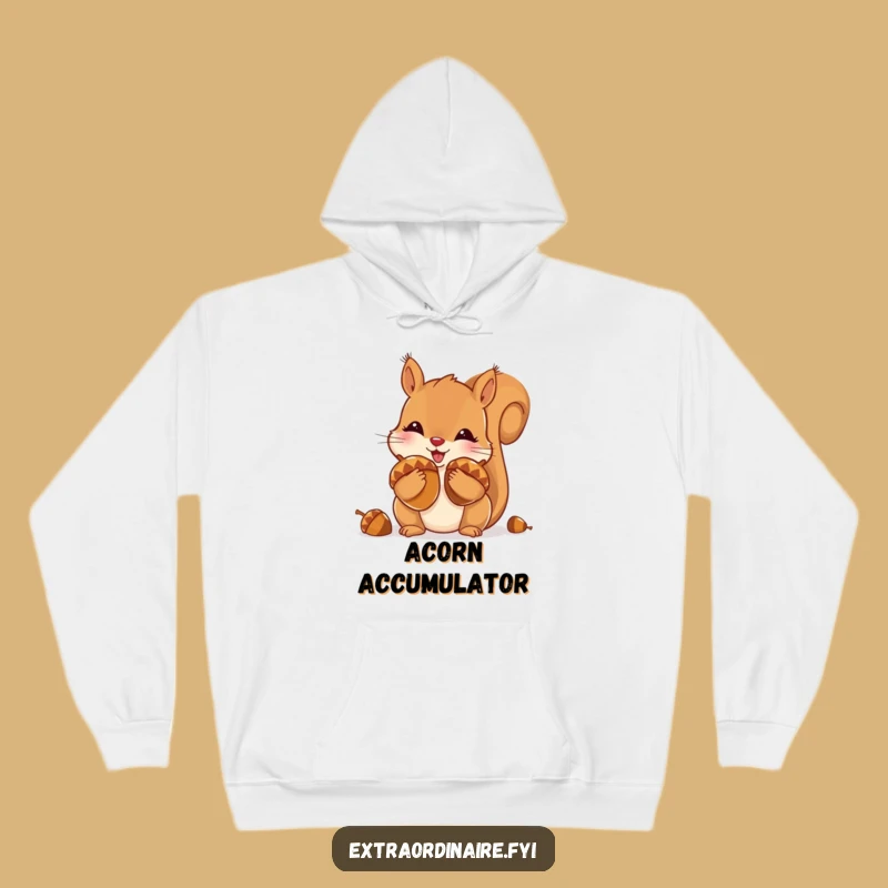 Funny Squirrel Hoodie: Cozy Stash, Acorn Hoarder, Ultimate Funny Gift