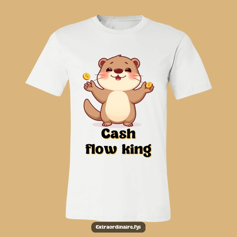 Funny Otter Juggling T-Shirt - Wear Your Playful Spirit