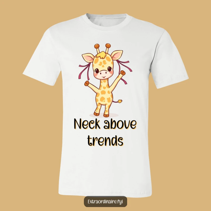 Funny Giraffe T-Shirt: Express Your Joyful Dancing Spirit